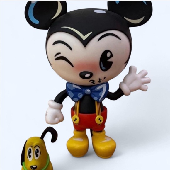 World of Miss Mindy Mickey and Pluto Figures - Picture 2 of 3